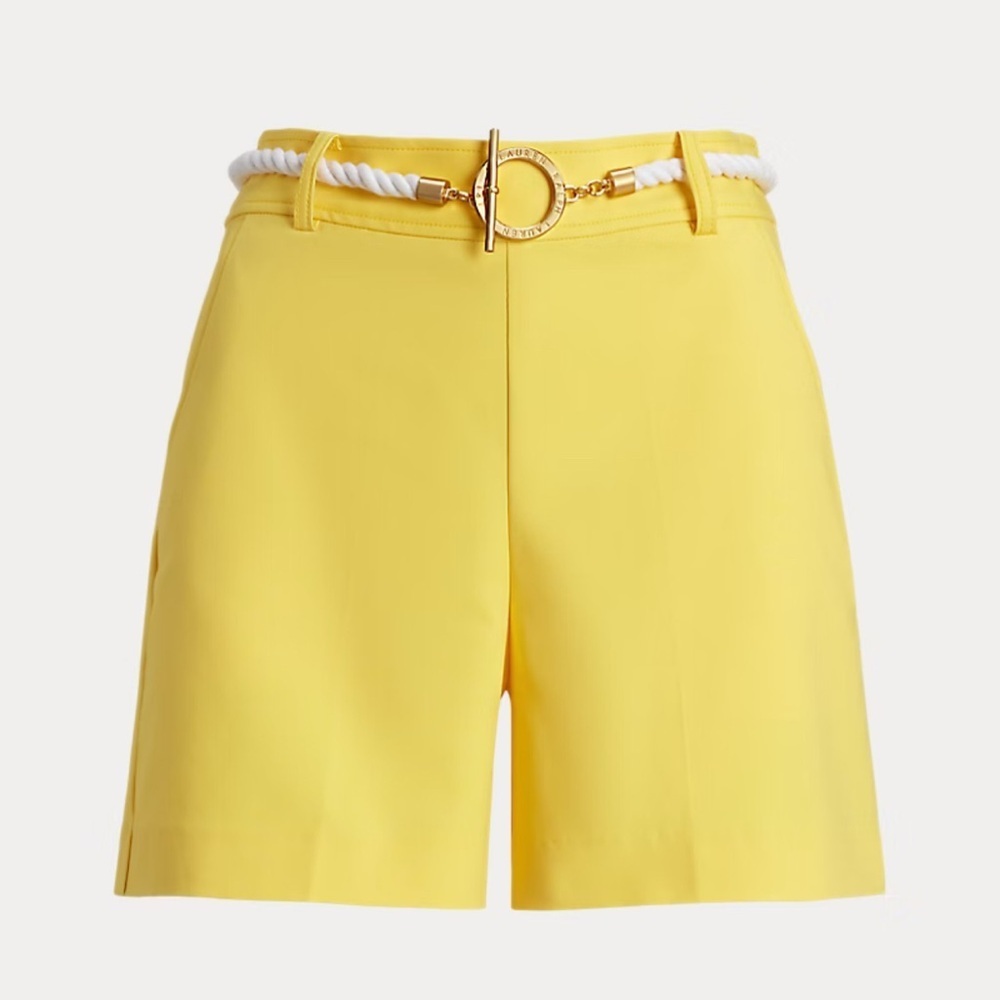 Lauren Ralph Lauren Vibrant Yellow shorts size 2 - Picture 1 of 11